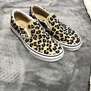 Cheetah print vans